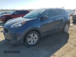 2018 Kia Sportage LX with VIN KNDPM3AC1J7478966, listed as a Copart auction lot 49420255 with 121,558 mi miles and Salvage Title. Bid and sale history available at carsss.com. Image 1.