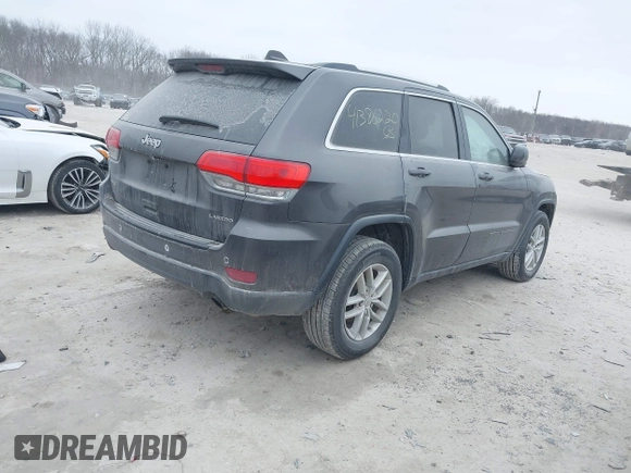 2017 Jeep Grand Cherokee Laredo with VIN 1C4RJFAG3HC742986, listed as a IAAI auction lot 41386220 with 200,456 mi miles. Bid and sale history available at carsss.com. Image 4.