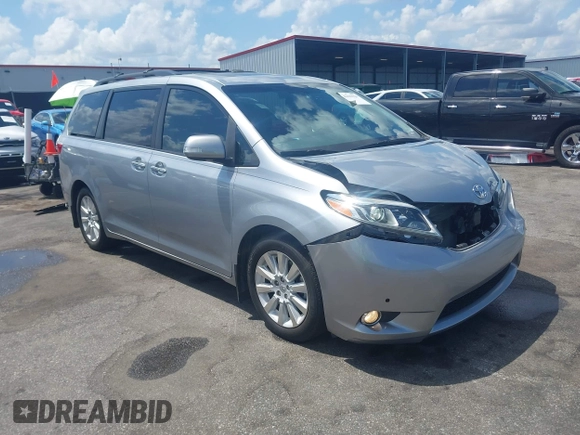 2015 Toyota Sienna XLE with VIN 5TDYK3DC5FS685735, listed as a IAAI auction lot 42139229 with 87,694 mi miles and . Bid and sale history available at DreamBid. Image 1.