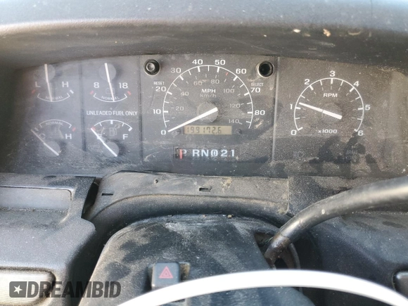 1993 Ford F-150 with VIN 1FTEX15H2PKB81848, listed as a Copart auction lot 76837684 with 199,172 mi miles and Salvage title. Bid and sale history available at DreamBid. Image 9.