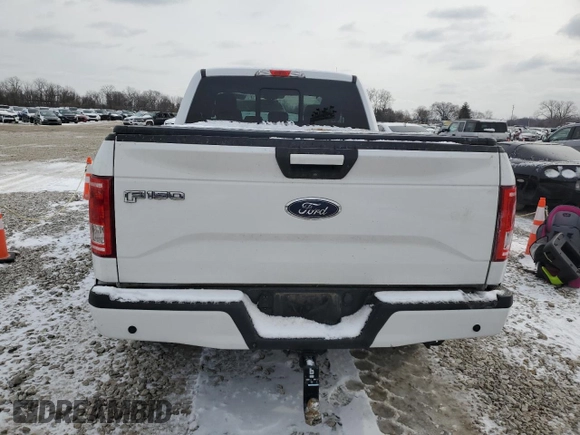 2016 Ford F-150 XLT with VIN 1FTFX1EG2GKF77712, listed as a Copart auction lot 45689545 with 211,303 mi miles and Salvage title. Bid and sale history available at DreamBid. Image 6.