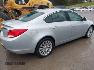 2011 Buick Regal CXL RL3 with VIN W04GR5EC5B1001978, listed as a IAAI auction lot 42019458 with 126,619 mi miles. Bid and sale history available at carsss.com. Image 4.