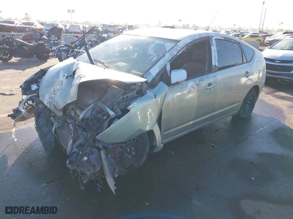 2007 Toyota Prius with VIN JTDKB20U673244598, listed as a IAAI auction lot 40946768 with 1 mi miles. Bid and sale history available at carsss.com. Image 2.