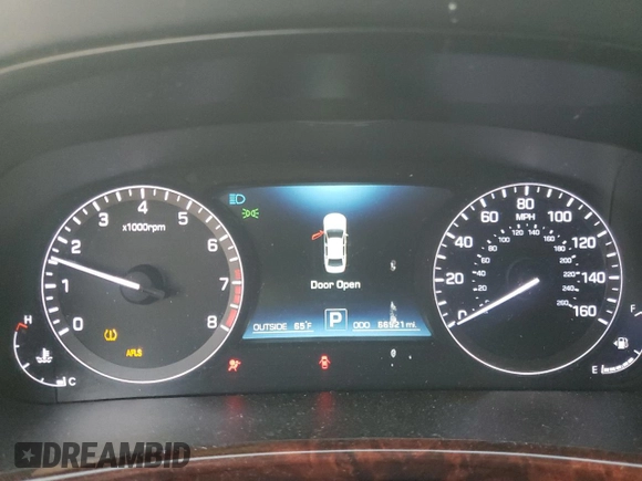 2016 Hyundai Equus Signature z VIN KMHGH4JH6GU101223, wystawiony jako Copart lot #75512034 z przebiegiem 66 921 mil mil oraz Szkody całkowita. Historia ofert i sprzedaży dostępna na DreamBid. Obrazek 9.