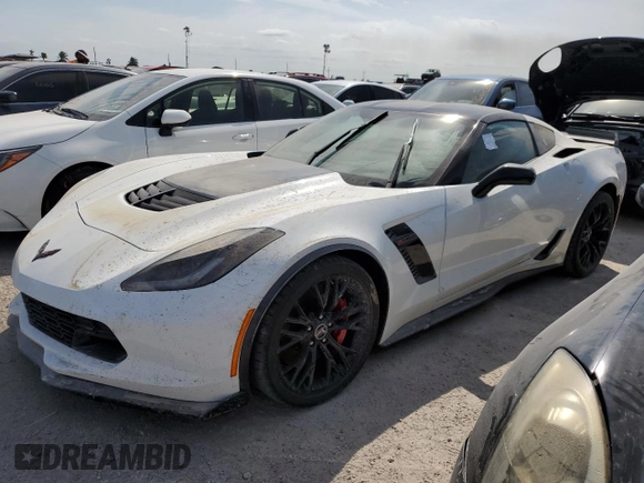 2015 Chevrolet Corvette Z06 2LZ with VIN 1G1YS2D65F5604221, listed as a Copart auction lot 74049024 with 0 mi miles and Salvage Title. Bid and sale history available at carsss.com. Image 12.