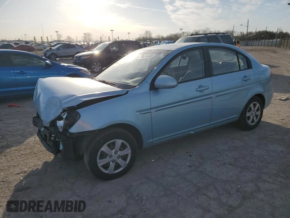 2009 Hyundai Accent Auto GLS with VIN KMHCN46C99U389245, listed as a Copart auction lot 49434645 with 0 mi miles and Salvage Title. Bid and sale history available at carsss.com. Image 1.
