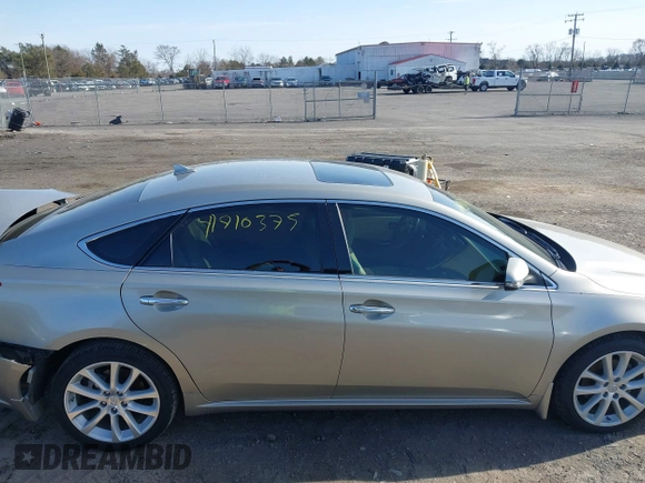 2015 Toyota Avalon Limited with VIN 4T1BK1EB2FU167671, listed as a IAAI auction lot 41710375 with 77,126 mi miles and . Bid and sale history available at DreamBid. Image 13.