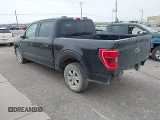 2021 Ford F-150 XL with VIN 1FTEW1C82MKD57251, listed as a IAAI auction lot 41888553 with 75,813 mi miles. Bid and sale history available at carsss.com. Image 2.