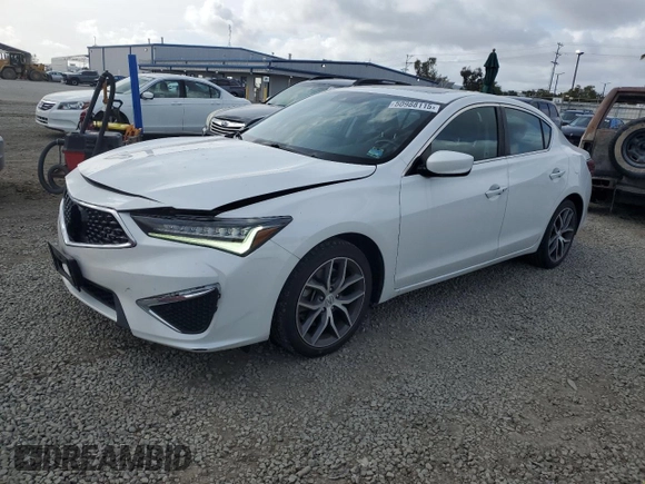 2019 Acura ILX w/Premium Pkg with VIN 19UDE2F7XKA004638, listed as a Copart auction lot 50988115 with 50,893 mi miles and Salvage Title. Bid and sale history available at carsss.com. Image 1.