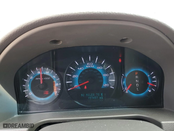 2012 Ford Fusion SE with VIN 3FAHP0HA9CR401195, listed as a Copart auction lot 50267445 with 157,457 mi miles and Salvage Title. Bid and sale history available at carsss.com. Image 9.