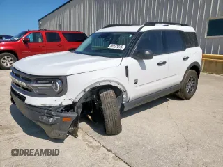 2023 Ford Bronco Sport Big Bend with VIN 3FMCR9B65PRE10890, listed as a Copart auction lot 60121975 with 14,818 mi miles and Salvage title. Bid and sale history available at DreamBid. Image 1.