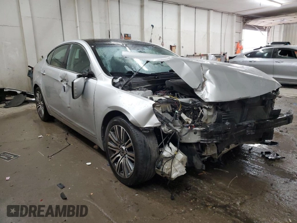2016 Kia Cadenza Premium with VIN KNALN4D70G5211108, listed as a Copart auction lot 78824284 with 115,239 mi miles and Salvage Title. Bid and sale history available at carsss.com. Image 4.