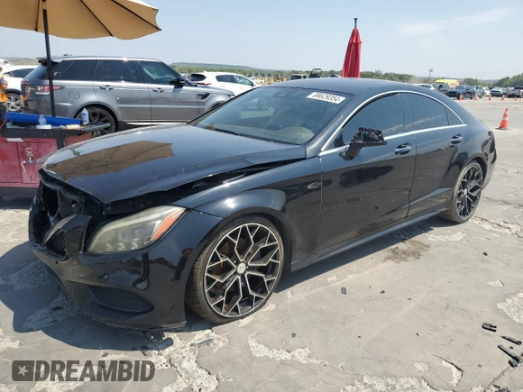 2016 Mercedes-Benz CLS with VIN WDDLJ6FB8GA180795, listed as a Copart auction lot 68629354 with 0 mi miles and Clean Title. Bid and sale history available at carsss.com. Image 1.