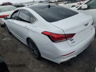 2019 Genesis G80 3.8L z VIN KMHGN4JEXKU289140, wystawiony jako Copart lot #76827084 z przebiegiem Nie podano mil oraz Nie do naprawy • Non repairable. Historia ofert i sprzedaży dostępna na DreamBid. Obrazek 2.