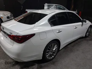 2020 Infiniti Q50 Luxe with VIN JN1EV7AR4LM251732, listed as a IAAI auction lot 41482077 with 12,799 mi miles and . Bid and sale history available at DreamBid. Image 4.