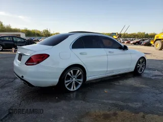 2017 Mercedes-Benz C with VIN 55SWF4JBXHU179093, listed as a Copart auction lot 52219015 with 127,951 mi miles and Clean Title. Bid and sale history available at carsss.com. Image 3.