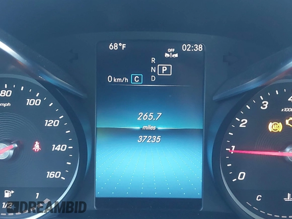2022 Mercedes-Benz GLC with VIN W1N0G8DBXNV360675, listed as a IAAI auction lot 41652144 with 37,235 mi miles. Bid and sale history available at carsss.com. Image 15.