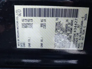 2017 Nissan Maxima SV z VIN 1N4AA6AP1HC434427, wystawiony jako IAAI lot #41607323 z przebiegiem 102 352 mil mil oraz . Historia ofert i sprzedaży dostępna na DreamBid. Obrazek 9.