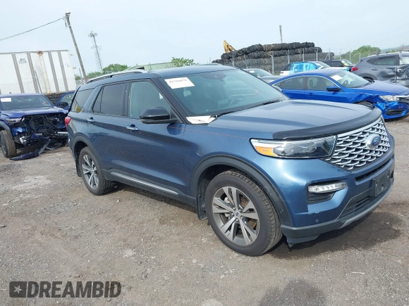 2020 Ford Explorer Platinum with VIN 1FM5K8HC2LGB50194, listed as a IAAI auction lot 42326070 with 68,444 mi miles and . Bid and sale history available at DreamBid. Image 1.