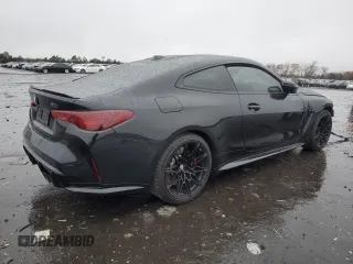 2025 BMW M4 Competition with VIN WBS23HK00SCT37239, listed as a Copart auction lot 82076914 with 2,868 mi miles and Salvage Title. Bid and sale history available at carsss.com. Image 3.
