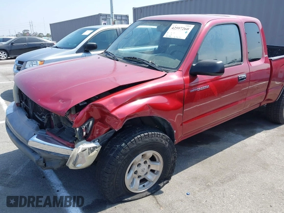 2000 Toyota Tacoma PreRunner with VIN 5TESM92N7YZ703049, listed as a IAAI auction lot 42597260 with 193,291 mi miles and . Bid and sale history available at DreamBid. Image 6.