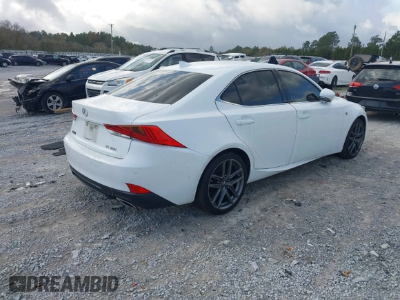 2020 Lexus IS with VIN JTHGA1D28L5101614, listed as a IAAI auction lot 41783627 with 66,400 mi miles. Bid and sale history available at carsss.com. Image 4.