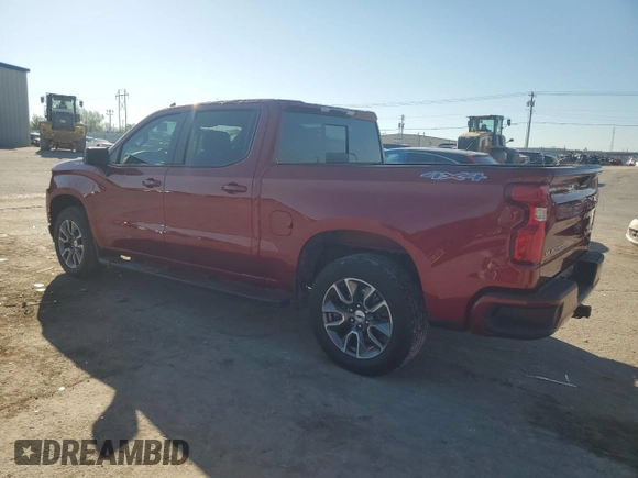 2021 Chevrolet Silverado 1500 RST with VIN 3GCUYEET6MG141120, listed as a Copart auction lot 73947914 with 47,494 mi miles and Clean Title. Bid and sale history available at carsss.com. Image 2.