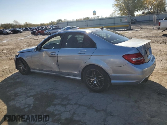 2013 Mercedes-Benz C 300 Sport with VIN WDDGF8AB9DA756931, listed as a Copart auction lot 80746344 with 86,982 mi miles and Salvage title. Bid and sale history available at DreamBid. Image 2.