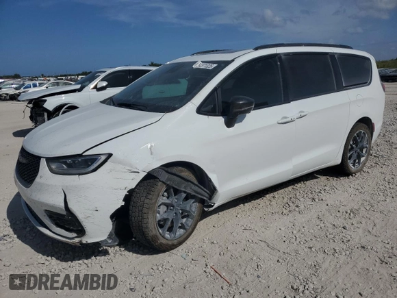 2023 Chrysler Pacifica Limited with VIN 2C4RC3GG7PR593178, listed as a Copart auction lot 54371325 with 44,633 mi miles and Salvage title. Bid and sale history available at DreamBid. Image 1.