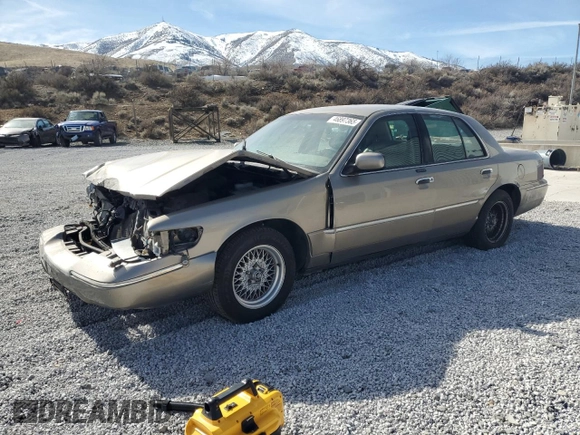 2002 Mercury Grand Marquis LS Premium with VIN 2MEFM75W42X656516, listed as a Copart auction lot 46897365 with 162,861 mi miles and Salvage Title. Bid and sale history available at DreamBid. Image 1.
