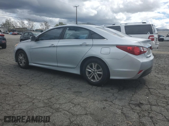 2014 Hyundai Sonata GLS with VIN 5NPEB4AC7EH852646, listed as a Copart auction lot 48745895 with 163,785 mi miles and Salvage Title. Bid and sale history available at carsss.com. Image 2.