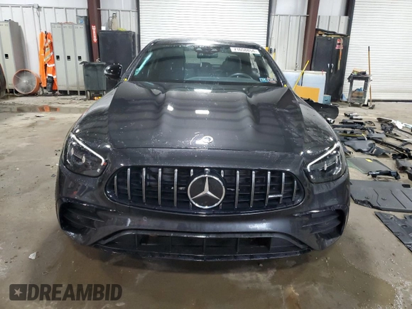 2022 Mercedes-Benz E 53 AMG with VIN W1KZF6BB1NB089988, listed as a Copart auction lot 71658854 with 12,031 mi miles and Salvage Title. Bid and sale history available at DreamBid. Image 5.