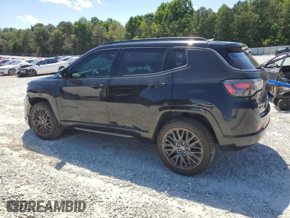 2022 Jeep Compass High Altitude with VIN 3C4NJDCB2NT122828, listed as a Copart auction lot 58183135 with 35,522 mi miles and Salvage title. Bid and sale history available at DreamBid. Image 2.
