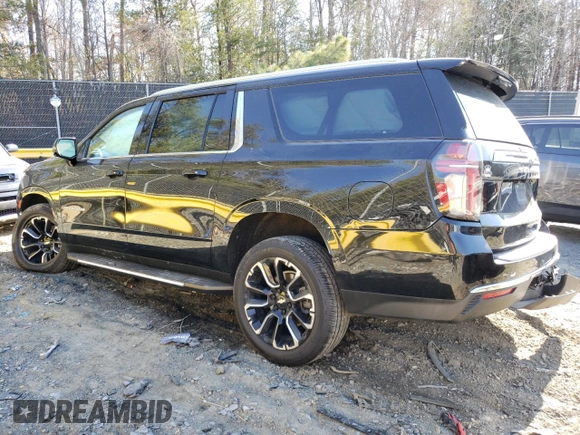 2022 Chevrolet Suburban LT with VIN 1GNSKCKD2NR211585, listed as a Copart auction lot 48373215 with 160,839 mi miles and Salvage Title. Bid and sale history available at DreamBid. Image 2.