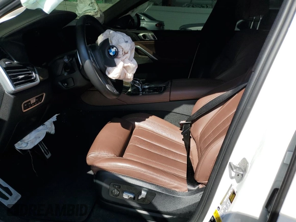 2020 BMW X6 M50i with VIN 5UXCY8C09L9C75612, listed as a Copart auction lot 44581364 with 0 mi miles. Bid and sale history available at carsss.com. Image 7.