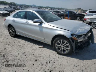 2016 Mercedes-Benz C 300 Luxury with VIN 55SWF4KB5GU114925, listed as a Copart auction lot 53567425 with Not Provided miles and Salvage Title. Bid and sale history available at DreamBid. Image 4.