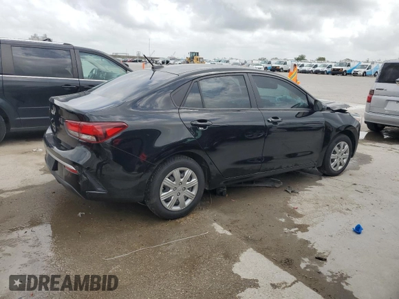 2022 Kia Rio S with VIN 3KPA24ADXNE502195, listed as a Copart auction lot 51532625 with 29,981 mi miles and Salvage Title. Bid and sale history available at carsss.com. Image 3.
