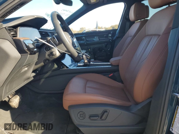 2023 Audi e-tron Premium with VIN WA1AAAGE0PB011503, listed as a Copart auction lot 46042595 with 17,440 mi miles and Salvage Title. Bid and sale history available at DreamBid. Image 7.