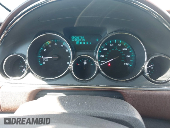 2013 Buick Enclave Premium with VIN 5GAKVDKD9DJ142303, listed as a IAAI auction lot 42198978 with 121,598 mi miles and . Bid and sale history available at DreamBid. Image 7.