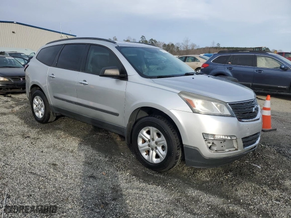 2015 Chevrolet Traverse LS with VIN 1GNKRFED9FJ248612, listed as a Copart auction lot 48367905 with 107,777 mi miles and Salvage Title. Bid and sale history available at carsss.com. Image 4.