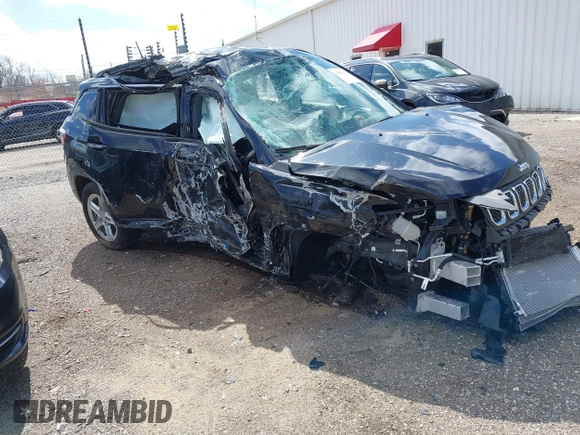 2023 Jeep Compass Latitude with VIN 3C4NJDBN9PT514039, listed as a IAAI auction lot 41852124 with 28,685 mi miles and . Bid and sale history available at DreamBid. Image 1.