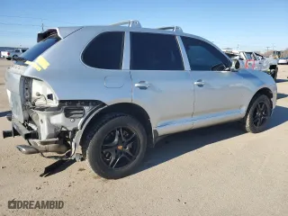 2008 Porsche Cayenne with VIN WP1AA29P98LA15909, listed as a Copart auction lot 46884555 with 192,920 mi miles and Salvage Title. Bid and sale history available at carsss.com. Image 3.