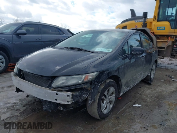 2015 Honda Civic LX with VIN 2HGFB2F50FH502578, listed as a IAAI auction lot 41417830 with 183,137 mi miles and . Bid and sale history available at DreamBid. Image 17.