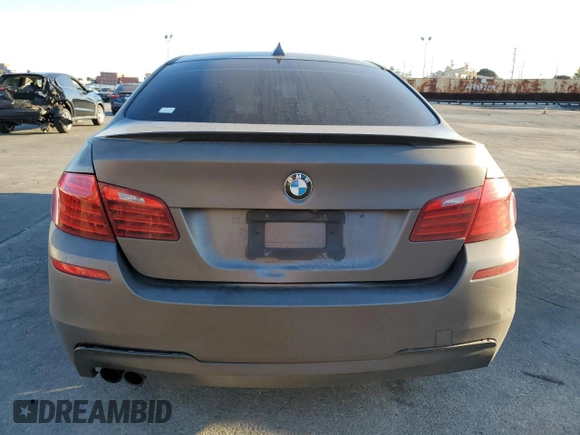 2014 BMW 5 Series 535d with VIN WBAXA5C58ED690545, listed as a Copart auction lot 46672495 with 161,998 mi miles and Salvage Title. Bid and sale history available at carsss.com. Image 6.