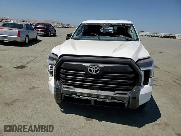 2023 Toyota Tundra SR with VIN 5TFKB5AA9PX025228, listed as a Copart auction lot 57645305 with 45,111 mi miles and Salvage title. Bid and sale history available at DreamBid. Image 13.