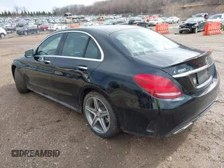 2015 Mercedes-Benz C-Class C 400 with VIN 55SWF6GB5FU029229, listed as a IAAI auction lot 41914780 with 106,038 mi miles. Bid and sale history available at carsss.com. Image 3.