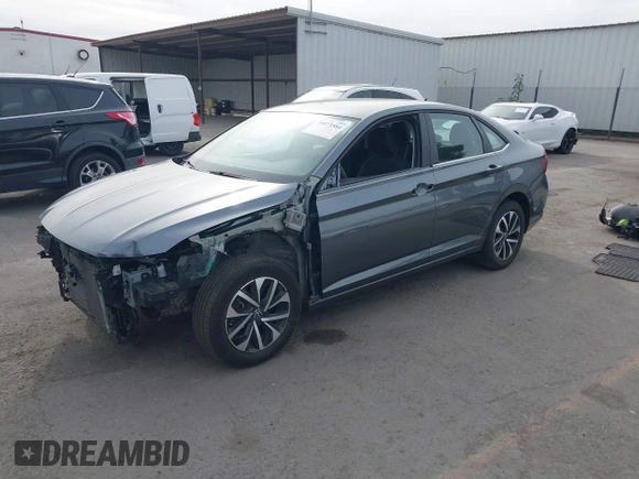 2023 Volkswagen Jetta S with VIN 3VW5M7BU3PM061883, listed as a IAAI auction lot 41073584 with 40,842 mi miles and . Bid and sale history available at DreamBid. Image 2.