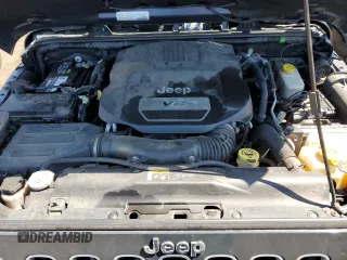 2017 Jeep Wrangler Unlimited Sahara with VIN 1C4BJWEG7HL552748, listed as a Copart auction lot 53086525 with 85,054 mi miles and Salvage title. Bid and sale history available at DreamBid. Image 11.