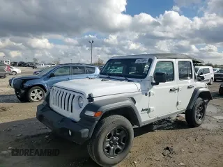2023 Jeep Wrangler Sport S with VIN 1C4HJXDG9PW671495, listed as a Copart auction lot 78874964 with 14,586 mi miles and Salvage Title. Bid and sale history available at DreamBid. Image 11.
