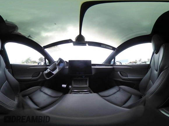 2022 Tesla Model X Plaid with VIN 7SAXCBE6XNF337687, listed as a IAAI auction lot 42035097 with 18,756 mi miles and . Bid and sale history available at DreamBid. Image 21.